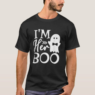 T-shirt Je suis sa sorcière Je suis son BOO jumelé couples