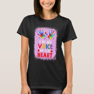 T-shirt Je Suis Sa Voix Elle Est Ma Sensibilisation sur l'