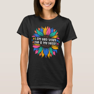 T-shirt Je suis sa voix Elle est mon coeur