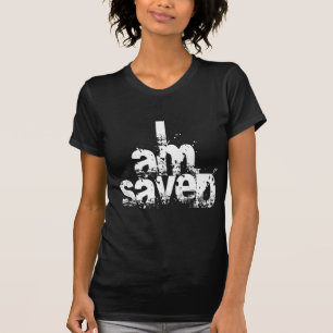 T-shirt Je suis sauvé chrétien