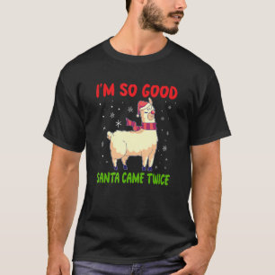 T-shirt Je suis si bon père Noël est venu deux fois drôles