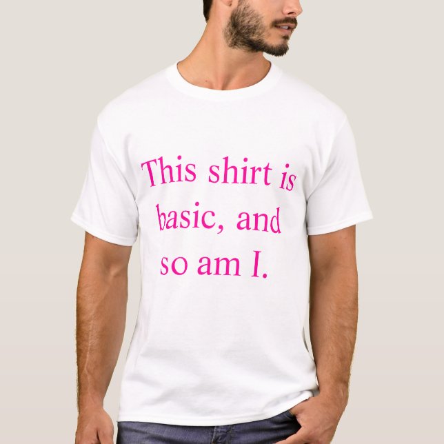 T-shirt Je suis si fondamental (Devant)
