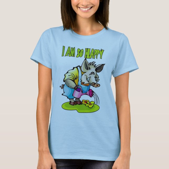 T-shirt Je suis si heureux (Devant)