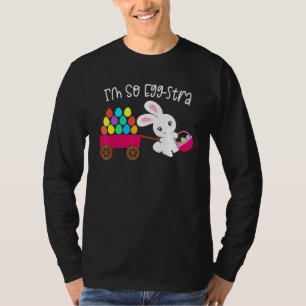 T-shirt Je suis si Oeuf Stra Pâques Bunny Oeufs Chasse Pan