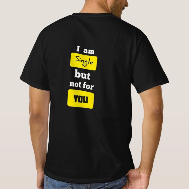 T-shirt Je Suis Simple, Mais Pas Pour Vous (Dos)