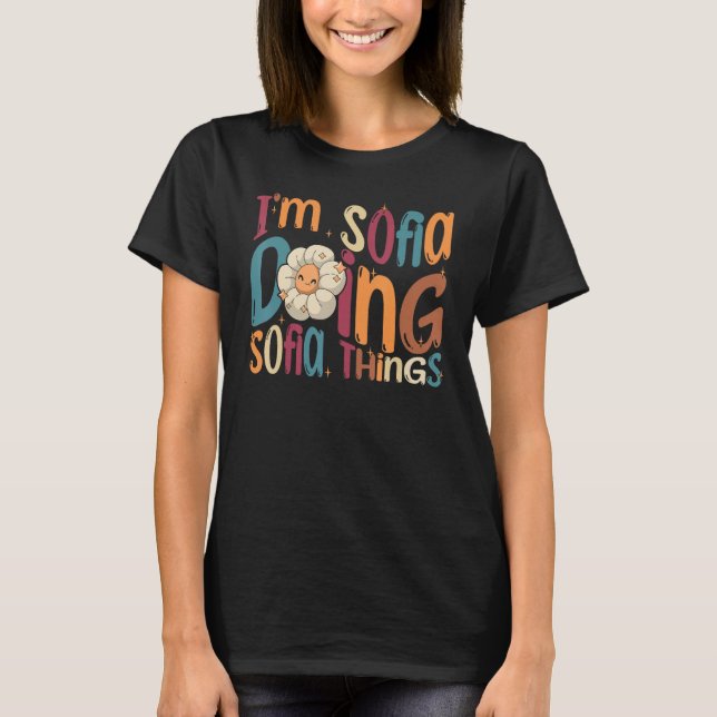 T-shirt Je suis Sofia faire Sofia choses Super Retro Sofia (Devant)