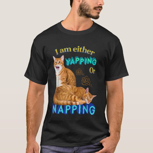 T-shirt Je suis soit en train de japper soit de faire la s (Devant)