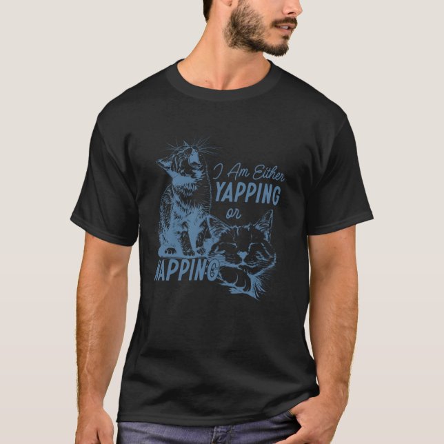 T-shirt Je suis soit en train de japper soit de faire la s (Devant)
