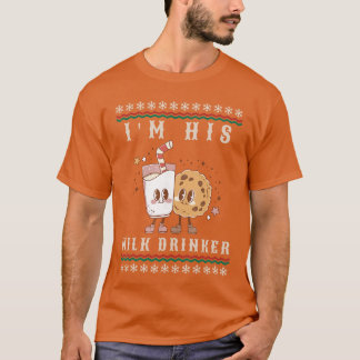 T-shirt Je suis son mangeur de cookies, je suis son buveur