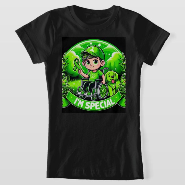 T-Shirt 🌟 Je suis spécial - Conception de sensibilisation (Poser)