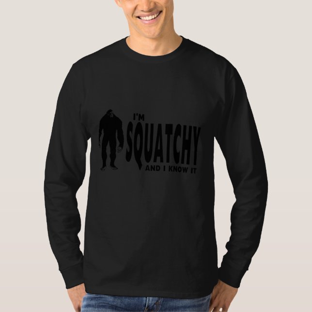 T-shirt Je suis Squatchy (Devant)