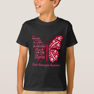 T-shirt Je Suis Storm Cerveau Aneurysme Sensibilisation Mo