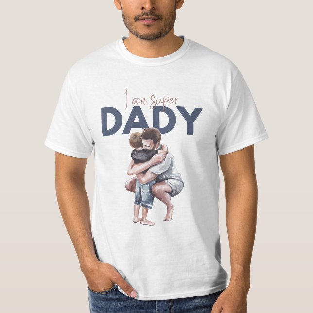 T-shirt Je Suis Super Daddy Tee (Devant)