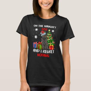 T-shirt Je suis sur la liste des vilains et je ne regrette