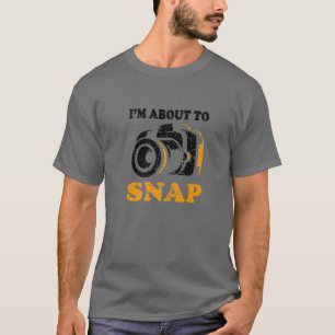 T-shirt Je suis sur le point de regarder la photographie d