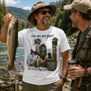 T-shirt Je suis sur mon autre ligne Drôle d'oiseau