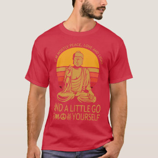 T-shirt Je suis surtout paix amour et lumière V1 Propre Fu