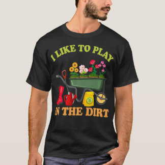T-shirt Je Suis Tellement Excitée À Propos Du Jardinage Qu