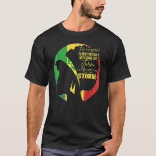 T-shirt Je Suis Tempête Histoire Noire Reine Melanin Afro