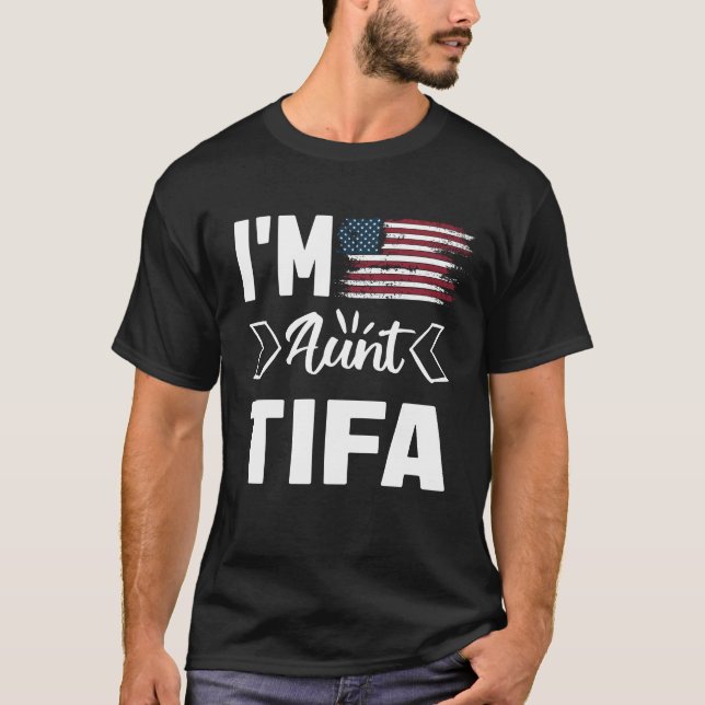 T-shirt Je suis Tifa, la tante (Devant)