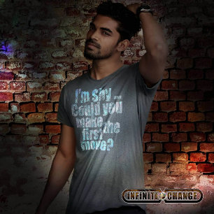 T-shirt JE SUIS TIMIDE   Grunge   Pastels   Typographie