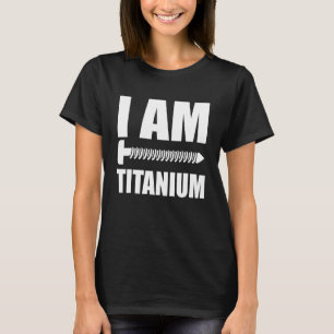 T-shirt Je Suis Titane Sensibilisation À La Fusion Spinale