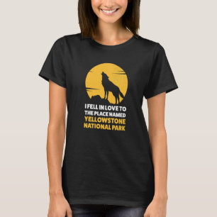 T-shirt Je suis tombé amoureux du parc national de Yellows
