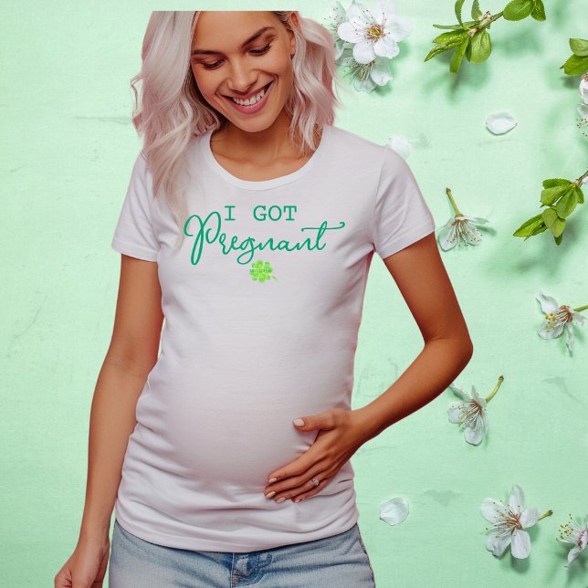 T-shirt Je suis tombée enceinte faire-part bébé (I got pregnant Matching baby announcement T-Shirt)