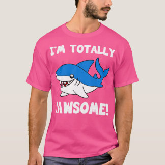 T-shirt Je Suis Totalement Jawsome Requin
