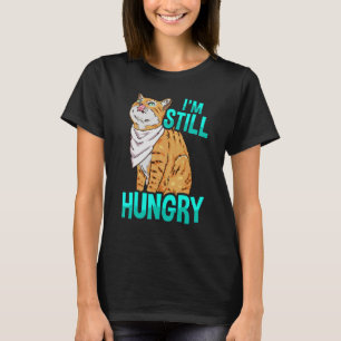 T-shirt Je suis toujours affamé Cat Illustration pour Cat
