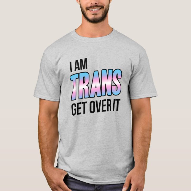 T-shirt Je suis trans accepte-le (Devant)