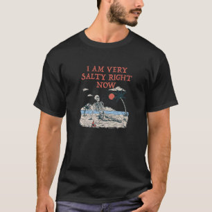 T-shirt Je Suis Très Salé En Ce Moment Plage Humour Ocean