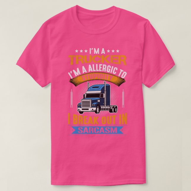T-shirt Je Suis Trucker (Design devant)