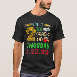 T-shirt Je Suis Un 2Ème Jour Sur Deux Jours 2.22.22 Drôle