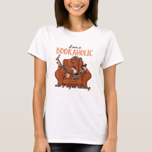T-shirt Je Suis Un Accusé De Bookaholic Et Je Ne Regrette