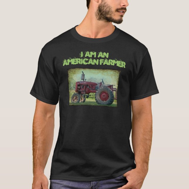 T-shirt Je suis un agriculteur américain (Devant)