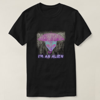 T-shirt "JE SUIS UN ALIEN" - Sous la pluie
