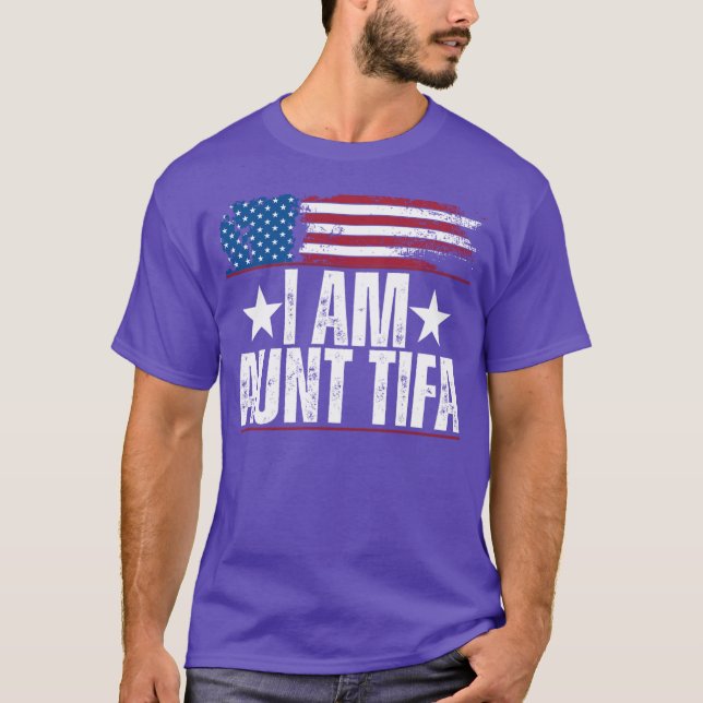 T-shirt Je suis un ami graphique AUNTIFA (Devant)