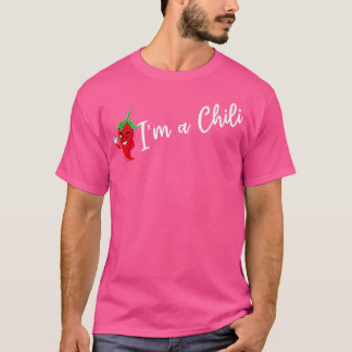 T-shirt JE SUIS Un Amoureux de la Saveur Épices de Chili P