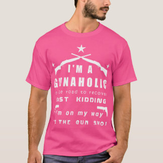 T-shirt Je Suis Un Amoureux Gunaholic Funny Gun
