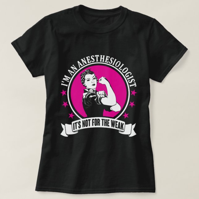 T-shirt Je suis un anesthésiste (Design devant)