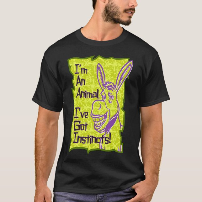 T-shirt Je suis un animal (Devant)