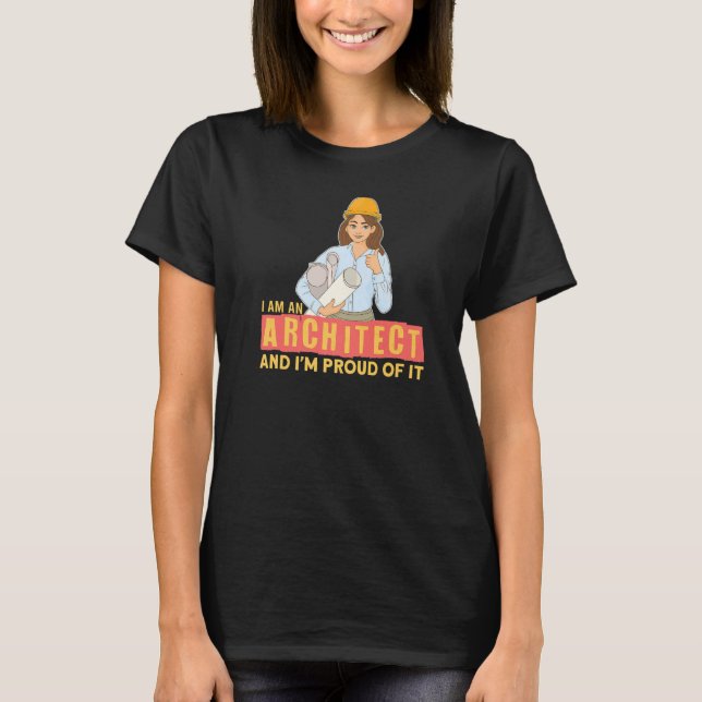 T-shirt Je Suis Un Architecte I Building Construction Arch (Devant)