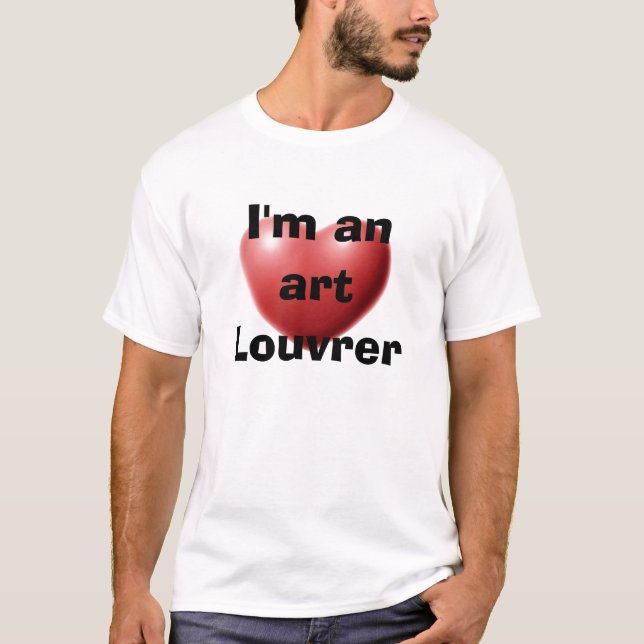 T-shirt Je suis un art Louvrer (Devant)