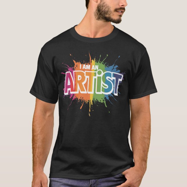 T-shirt Je suis un artiste (Devant)