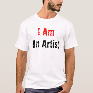 T-shirt Je suis, un artiste