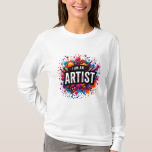 T-shirt Je suis un artiste   peintre   Dessin   Professeur