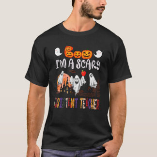T-shirt Je suis un assistant d'horreur enseignant Hallowee