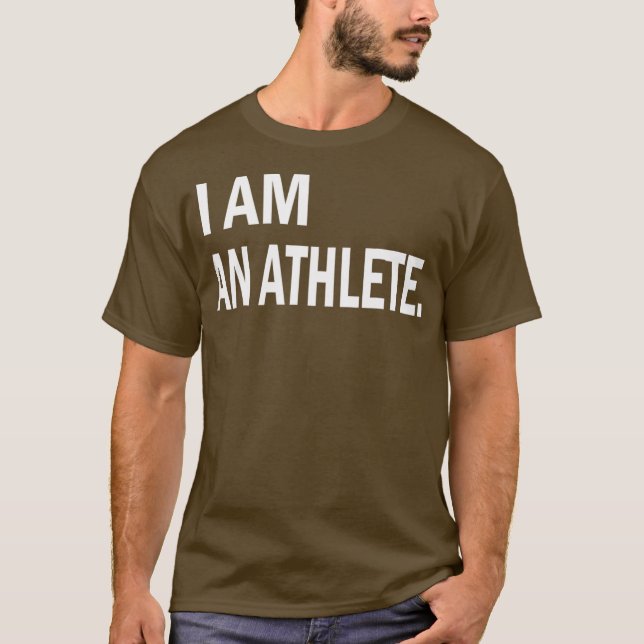 T-shirt Je Suis Un Athlète Anti Gun Control Wear (Devant)