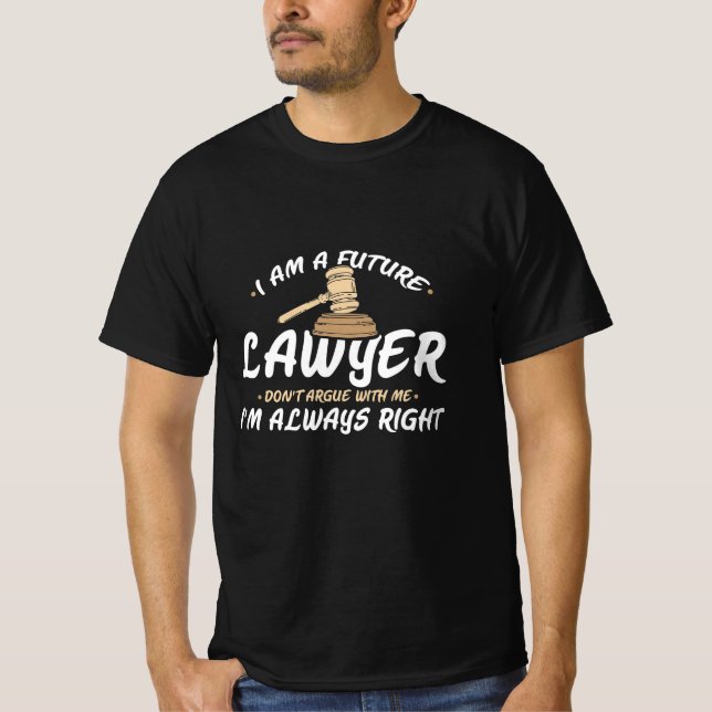 T-shirt Je Suis Un Avocat Du Futur (Devant)